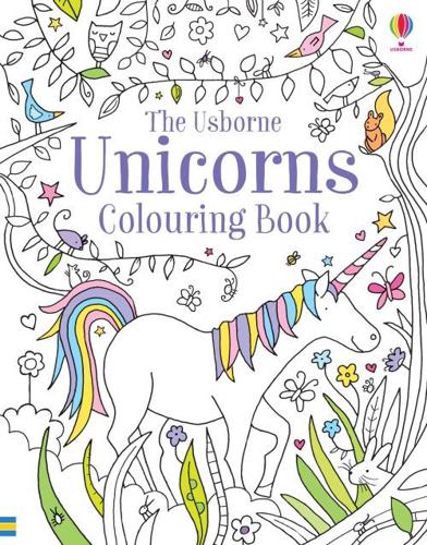 Unicorns Colouring Book by Kirsteen Robson, illustrated by Ruth Russell