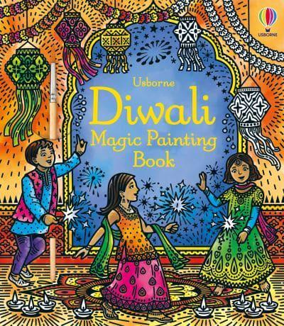 Diwali Magic Painting Book by Sam Baer, illustrated by Nilesh Mistry